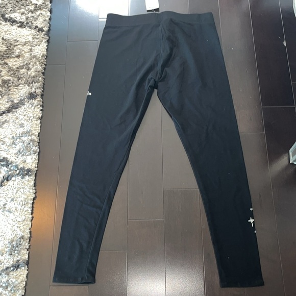 Liberty wear Crosses made of rhinestone Leggings size Extra Large black - Picture 4 of 7